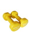 Capetan® Neoprene bevonatú 2x2,5Kg egykezes kézisúlyzó pár - neoprén bevonatú