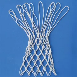 Kosárháló standard iskolai, 4mm, 6 sor, 12 fül, 1 db