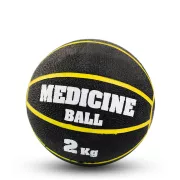 Medicinlabda gumi, levegőtöltetes, pattan, 20cm, 2 kg, érdesített felület Medicinlabda gumi, levegőtöltetes, pattan, 20cm, 2 kg, érdesített felület