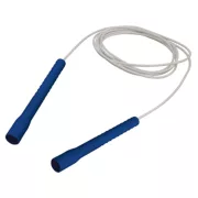 Ugrálókötél 4mm PVC kötél, hosszú keskeny műanyag fogóval, 3m, speedrope Ugrálókötél 4mm PVC kötél, hosszú keskeny műanyag fogóval, 3m, speedrope