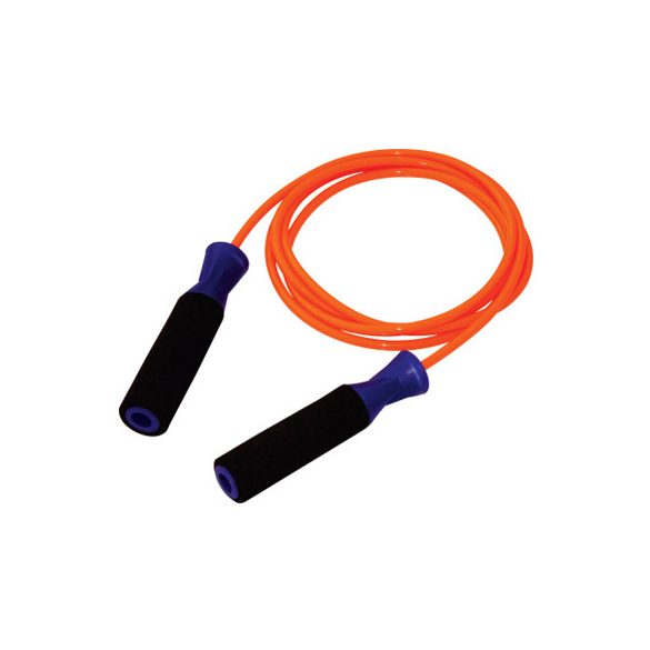 Ugrálókötél speedrope 6mm PVC kötél, masszív csapágyazott csúszásmentes fogó 3m,