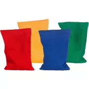 Babzsák pamut vászon 17x13cm, 230 gr súly,mosható, szintetikus töltet,vegyes színekben Babzsák pamut vászon 17x13cm, 230 gr súly,mosható, szintetikus töltet,vegyes színekben