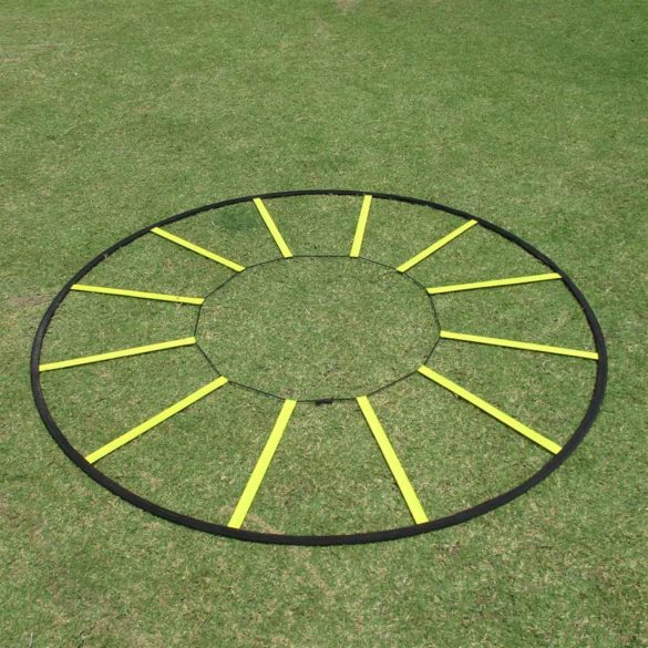 Agility létra kerek, sport tréninghez 1,5m átmérőjű körrel, hordzsákban,összehajtható edzéssegítő