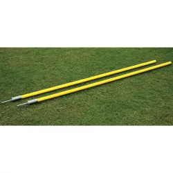 Szlalom rúd szett SÁRGA 12 db-os flexibilis, 160x2,5 cm ,