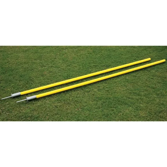 Szlalom rúd szett SÁRGA 12 db-os flexibilis, 160x2,5 cm ,