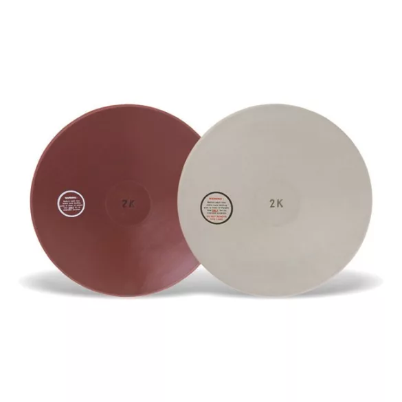 Tactic Sport gumi tréning diszkosz terembe, fehér gumi 1,75 kg