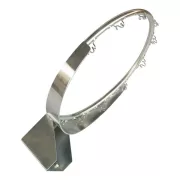   Galvanizált kosárgyűrű hálótartó horgokkal, Club kivitel, FIBA standard