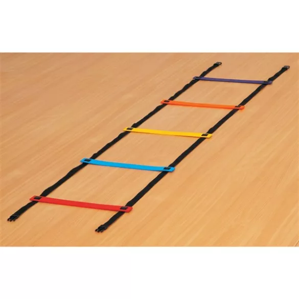 Agility koordinációs létra 42x400cm, kül beltéri jól tapad a talajhoz,