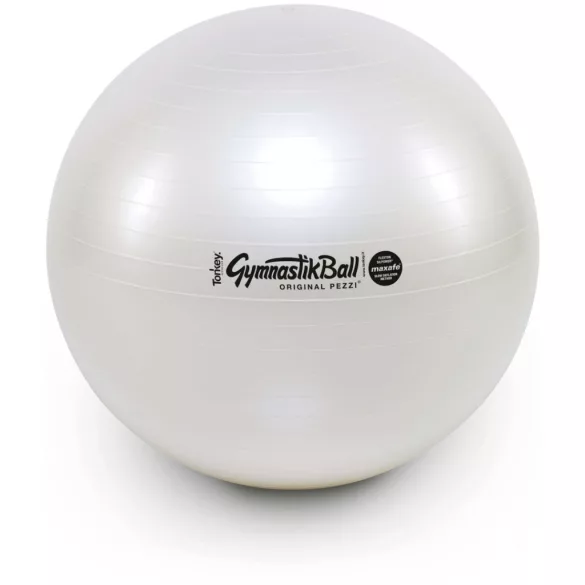 FITBALL GIMNASZTIKA LABDA PEZZI MAXAFE, 75 CM - GYÖNGYHÁZFEHÉR, ABS