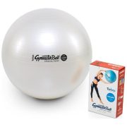 FITBALL GIMNASZTIKA LABDA PEZZI MAXAFE, 65 CM - GYÖNGYHÁZFEHÉR, ABS